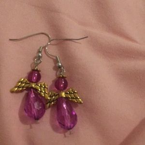 Angel earrings